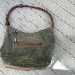 The Sak Women Suede Shoulder Hobo Boho Bag Purse